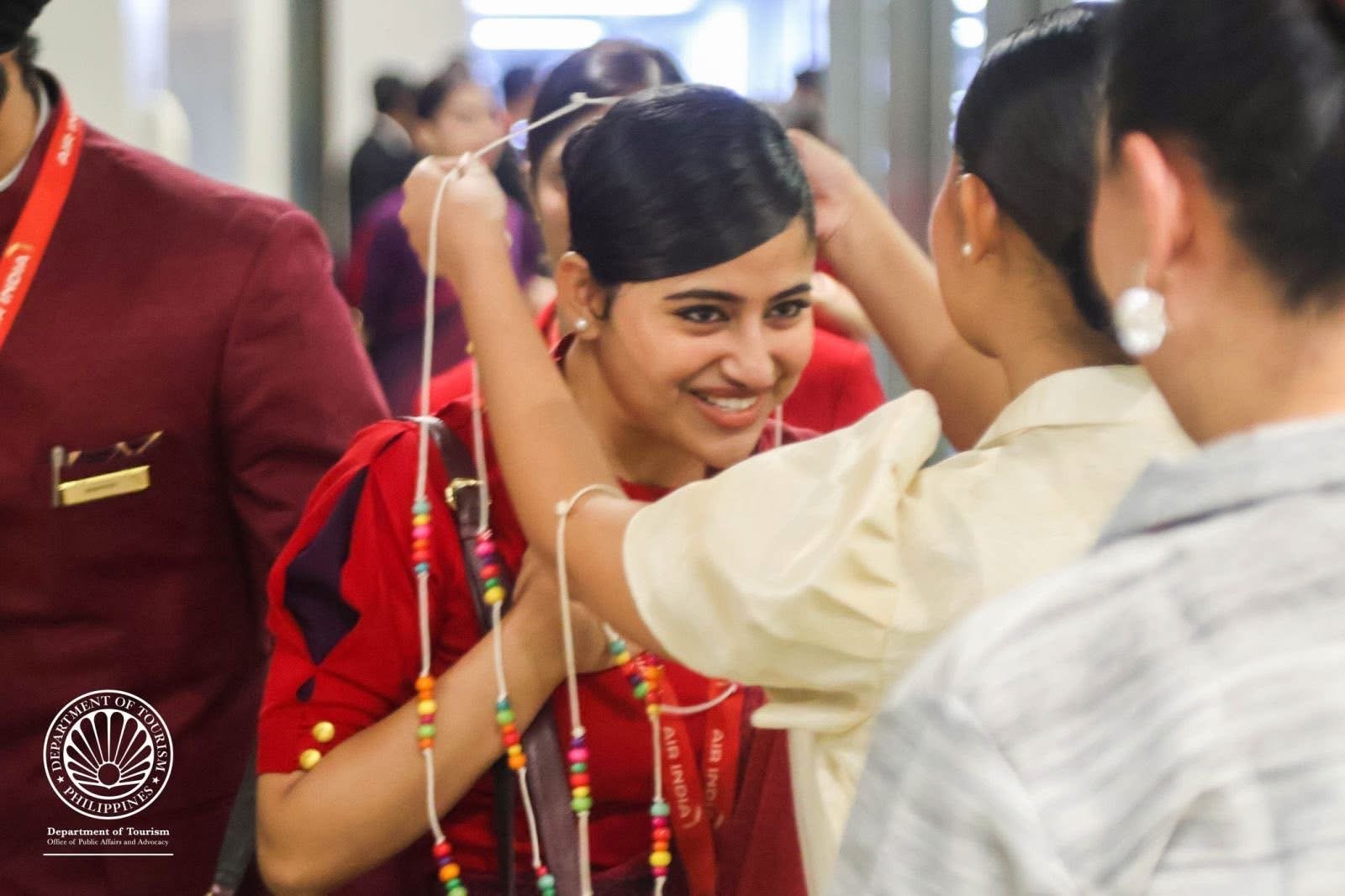 Indian tourists welcomed as Delhi-Manila flight is officially launched