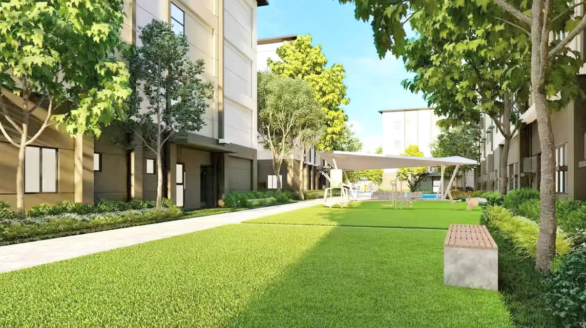 Residences outdoor gym.