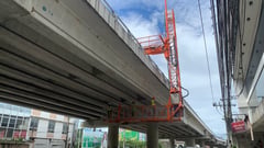 DPWH inspects ungka flyover in Iloilo for quake damage