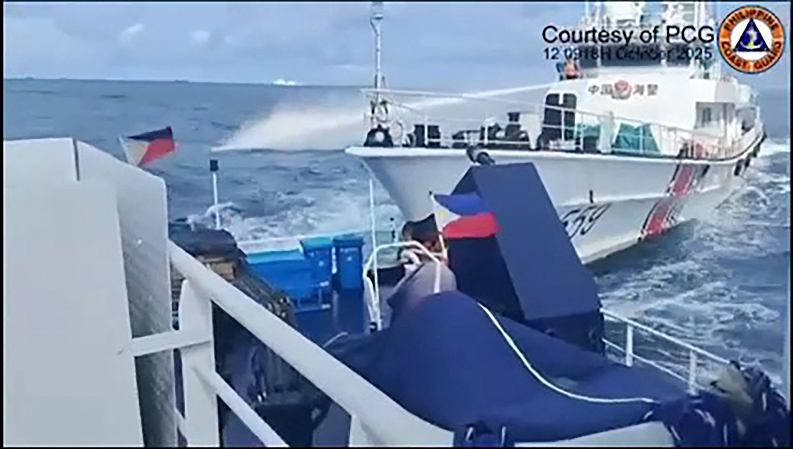 China, Philippines trade blame over boat collision in disputed sea