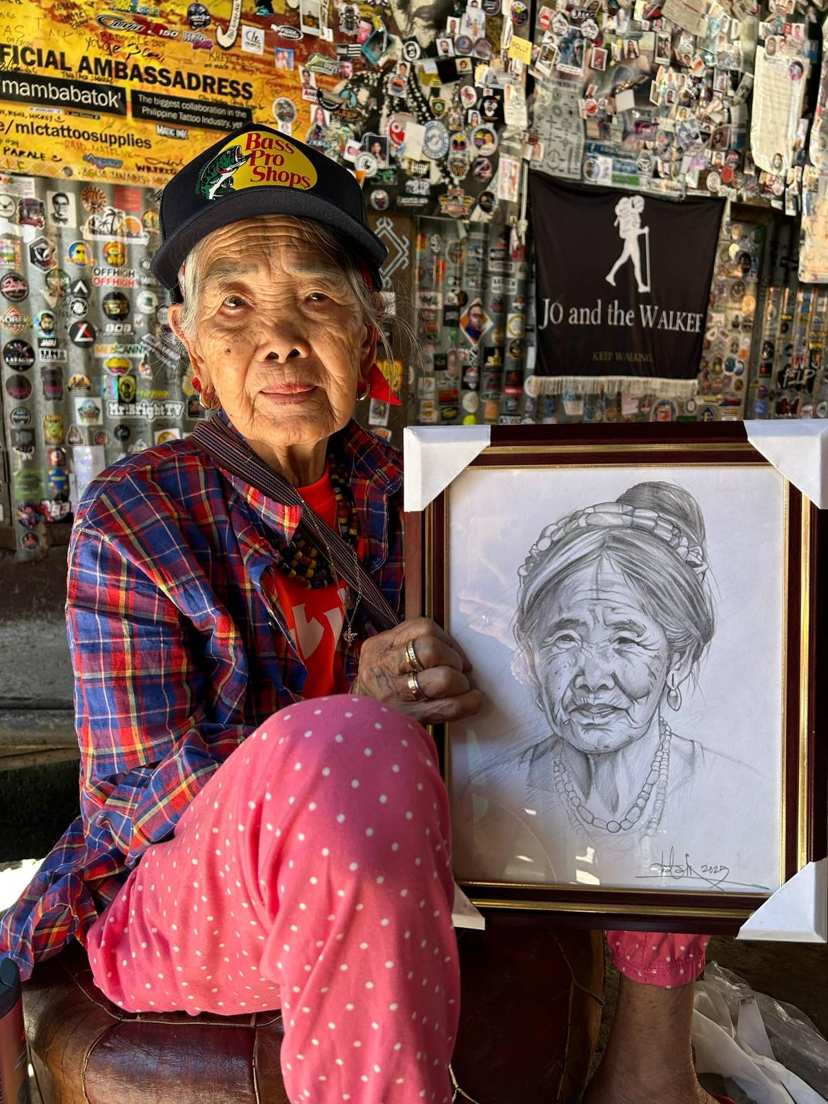 A gift for Whang-od, the famed Kalinga traditional tattooist.