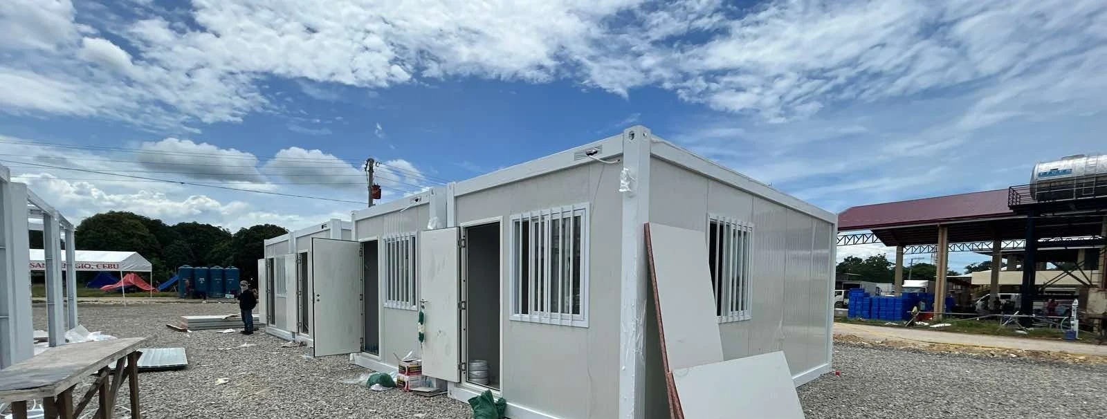 DHSUD deploys modular homes for quake victims