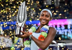 Gauff survives Pegula, lifts Wuhan trophy