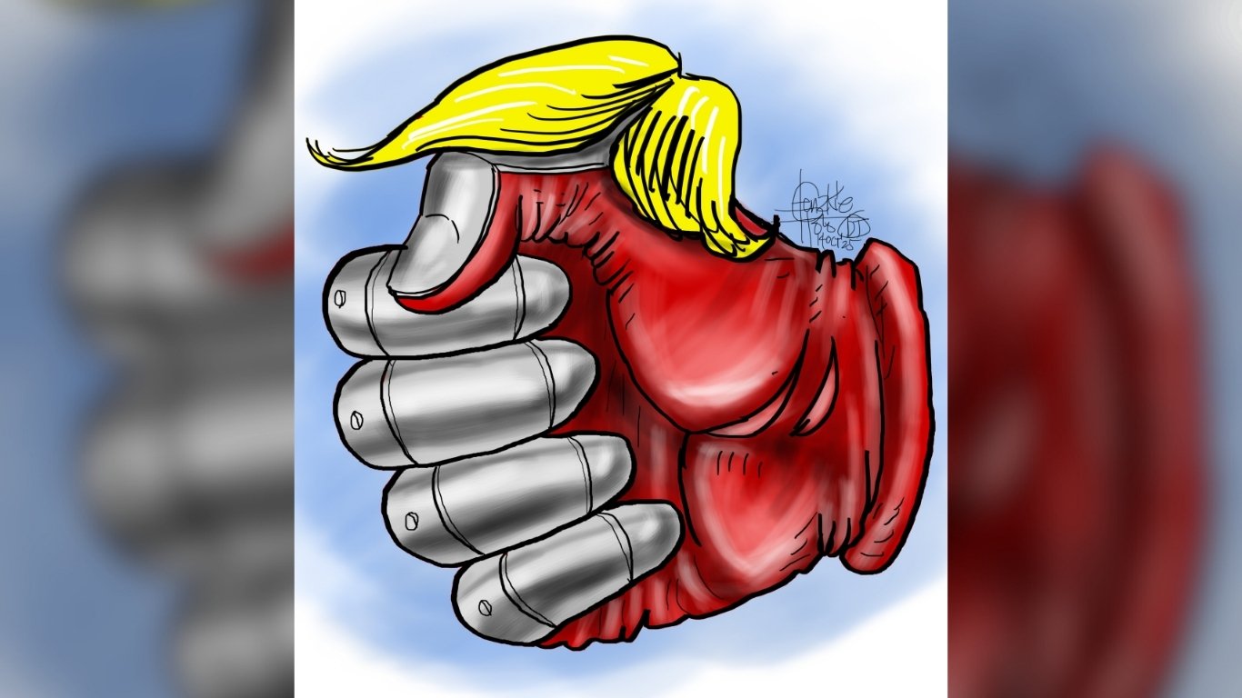 Trump’s iron hand in a velvet glove