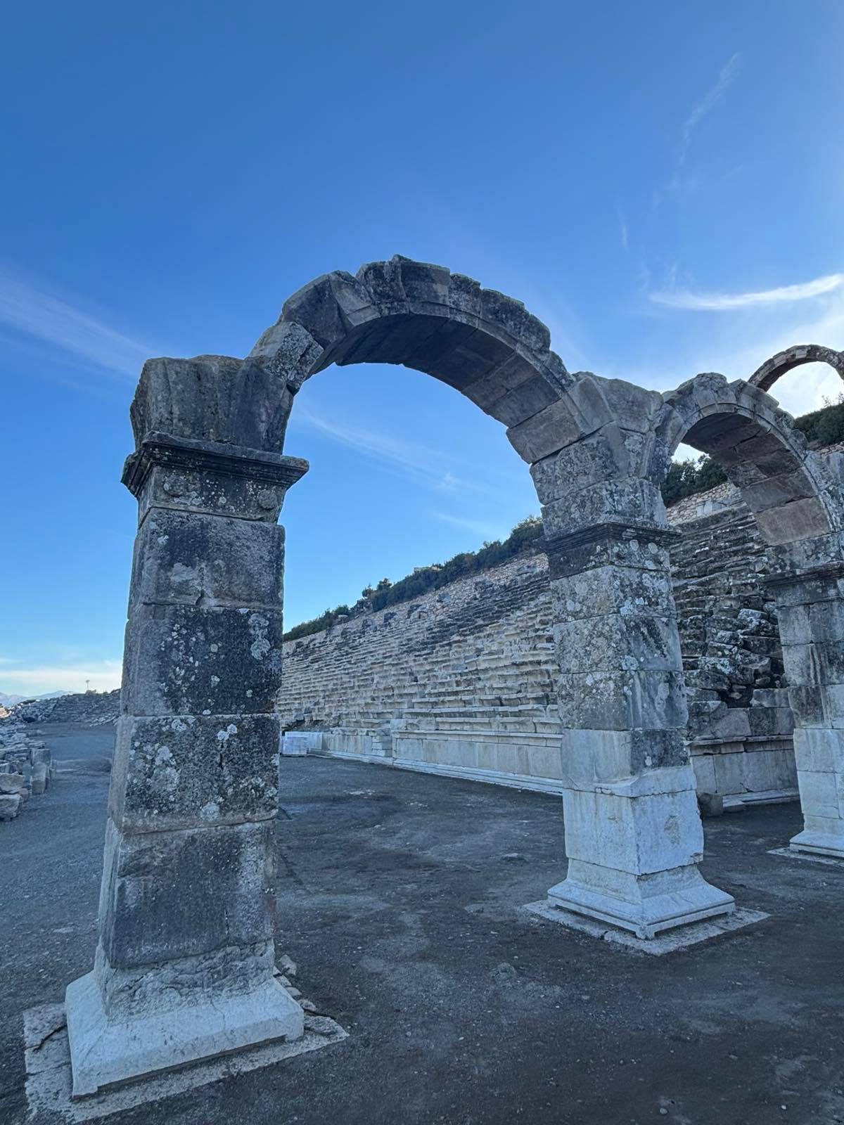 Excavated entrance to the Stadion in Kybira  where gladiators fought for their lives in ancient times.