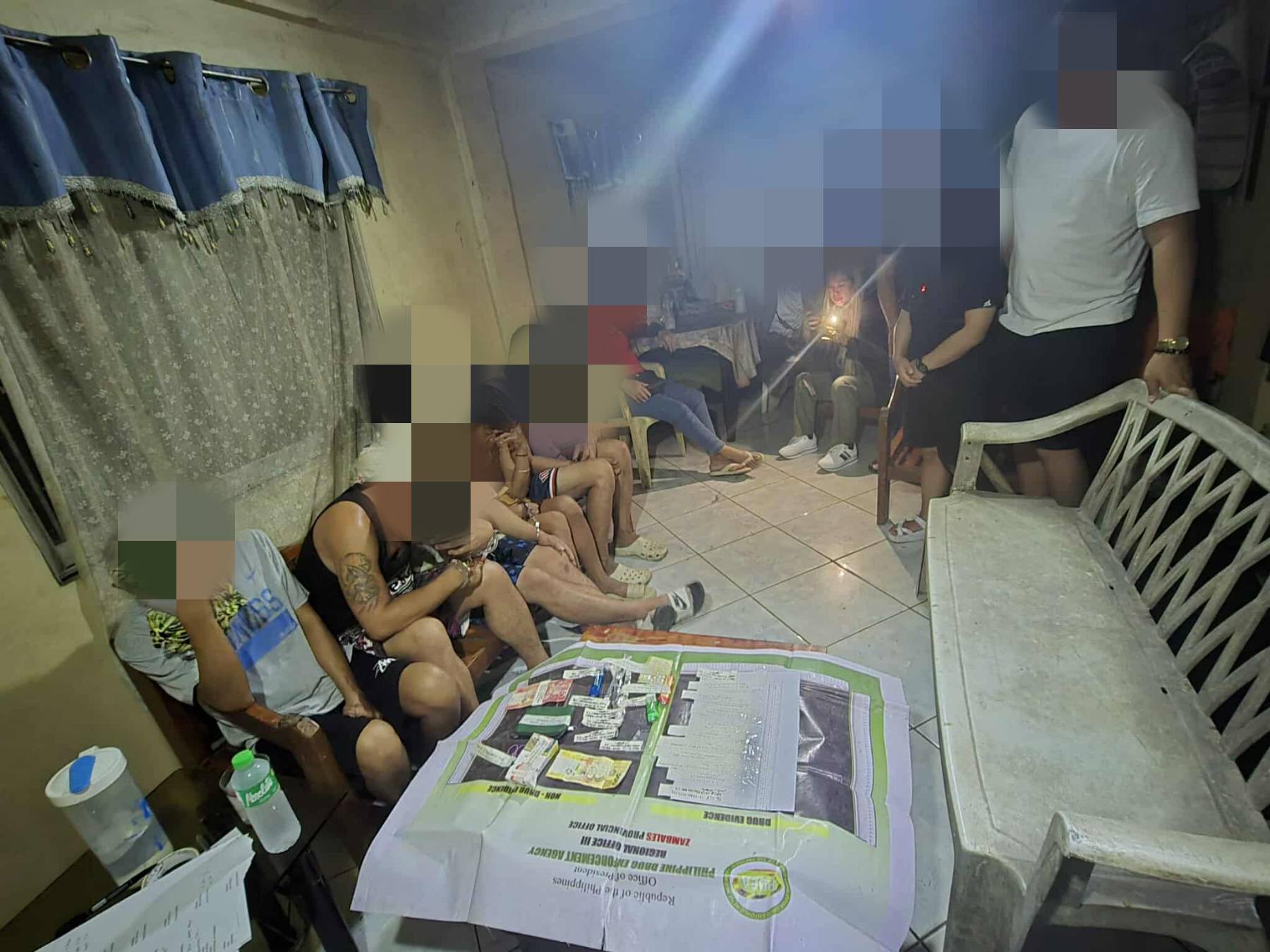 A drug den was dismantled while five suspects, including the drug den operator, were arrested during a buy-bust operation at Purok 4, Barangay Calapandayan on October 12, 2025.