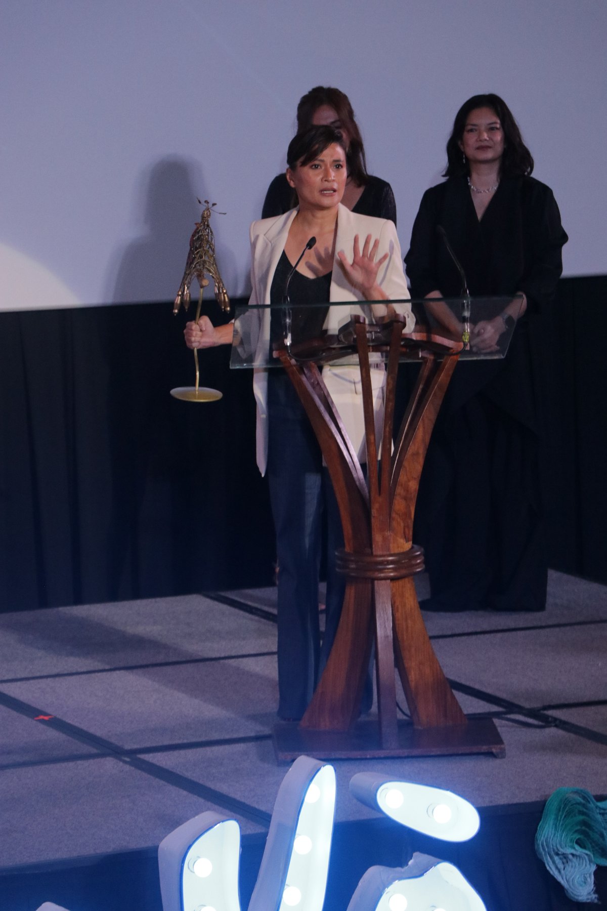 Best Performance by an Actress winner Mylene Dixon.