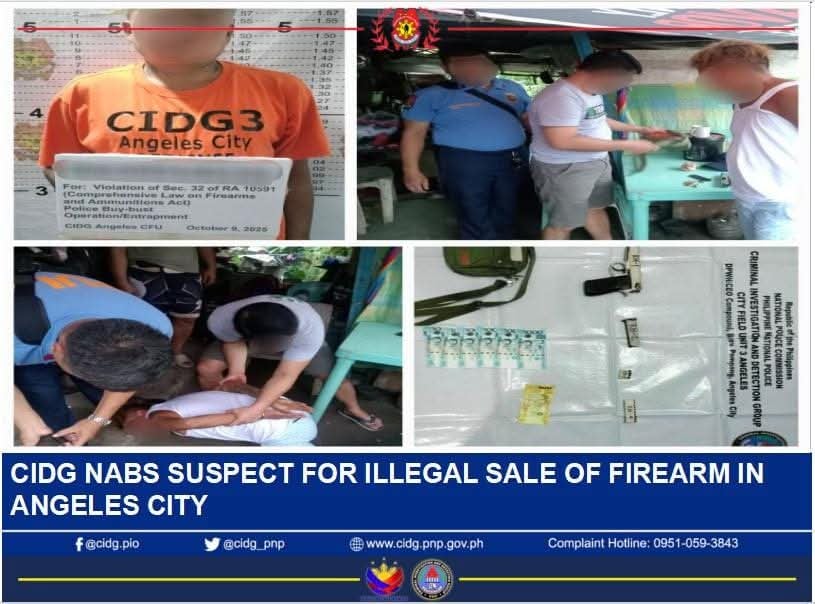 CIDG arrests gunrunner in Angeles City