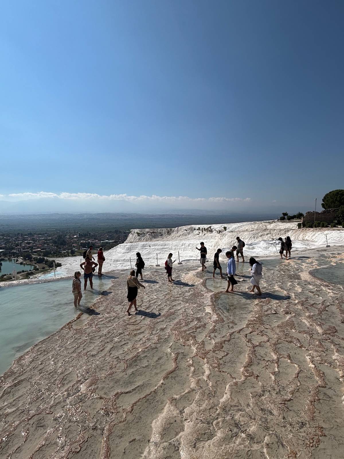Travertines of Pamukkale.