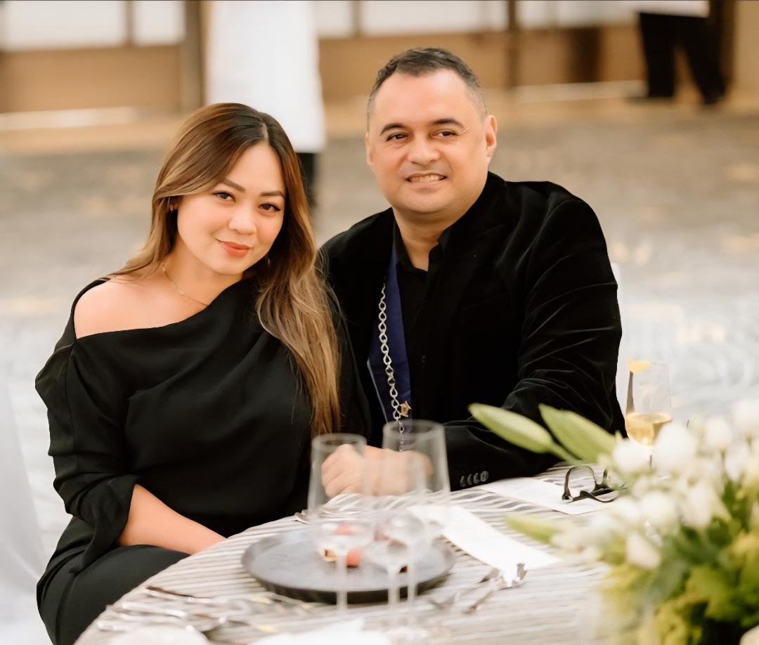Arnel Aparis of Be Hotels and Resorts with Fila Sofia D’Londsod from Shangri-La Mactan.