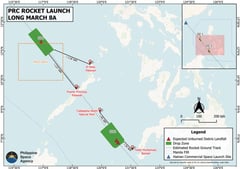 PhilSA warns vs falling rocket debris