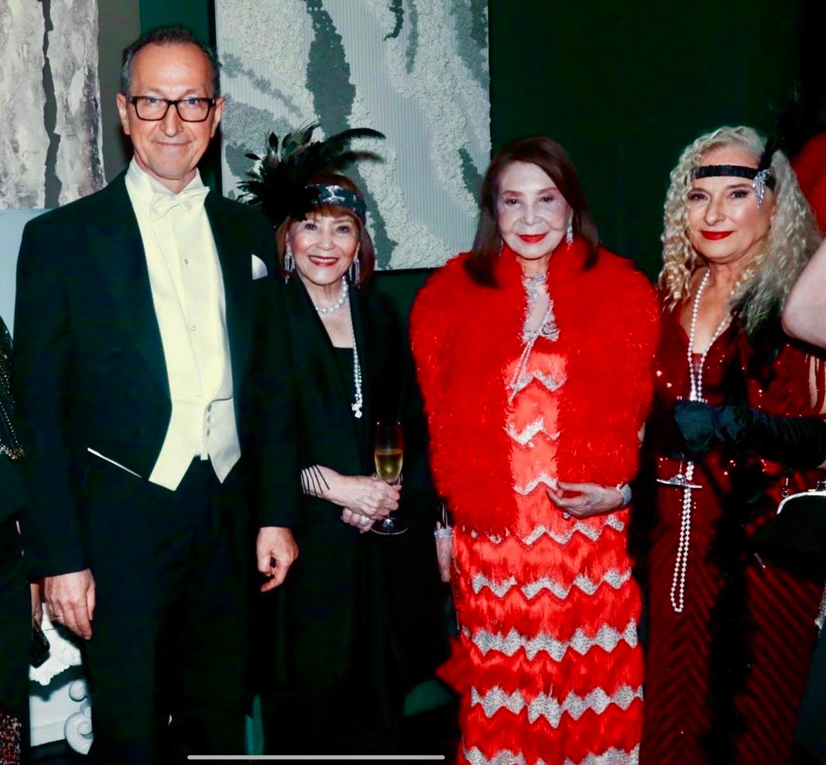 Ambassador of Austria Johann Brieger, Amelia Ablaza, Angola Consul Helen Ong and Mme. Roswitha Brieger.