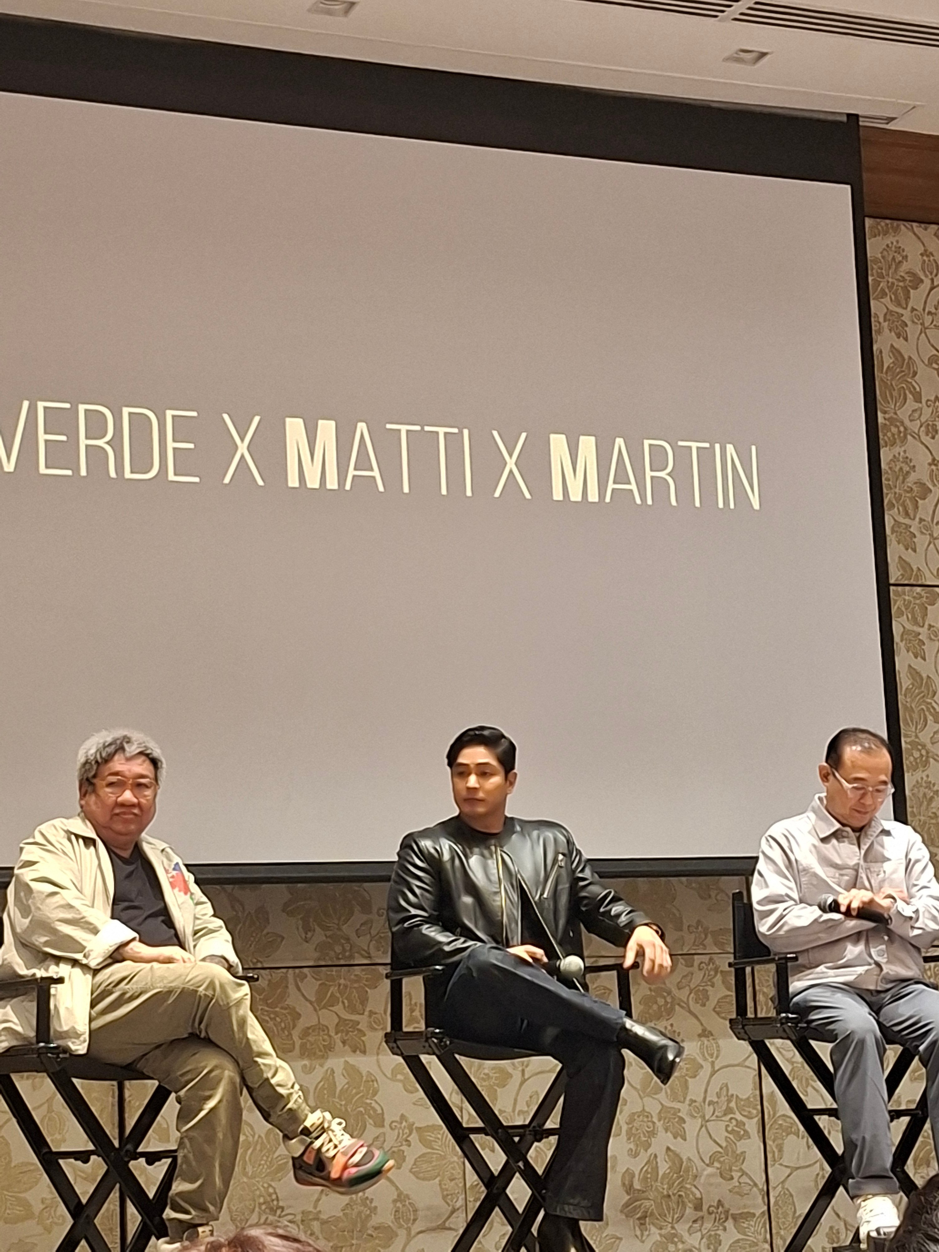 Director Erik Matti, Coco Martin and producer Dondon Monteverde.