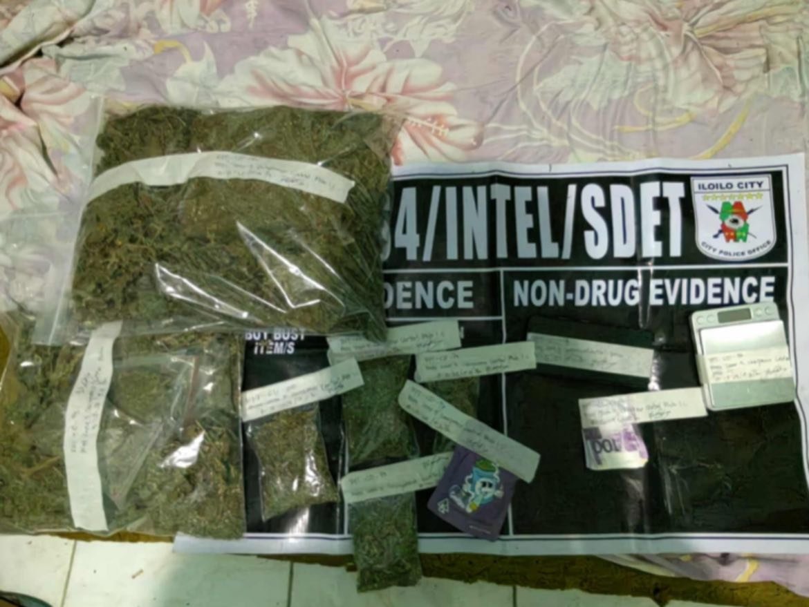 Teen caught in Iloilo drug bust; P360K marijuana seized