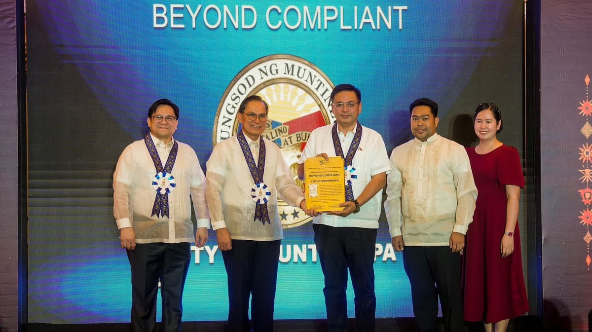 Muntinlupa bags Gawad Kalasag award for 3rd straight year