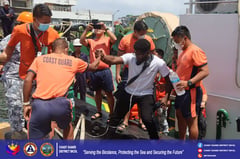 PCG conducts medevac for USNS crew off Albay