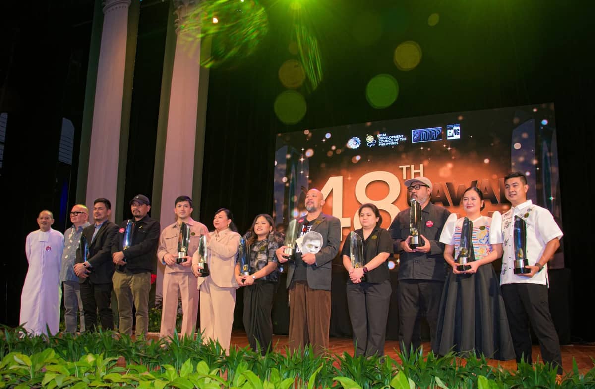 The winners of the 48th Gawad Urian held at Teresa Yuchengco Auditorium, De La Salle University.