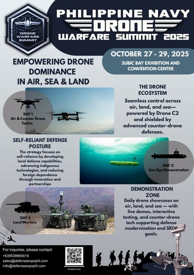 Philippine Fleet to hold first drone warfare summit