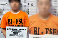 Two Japanese fugitives deported by Bureau of Immigration on 16 October.