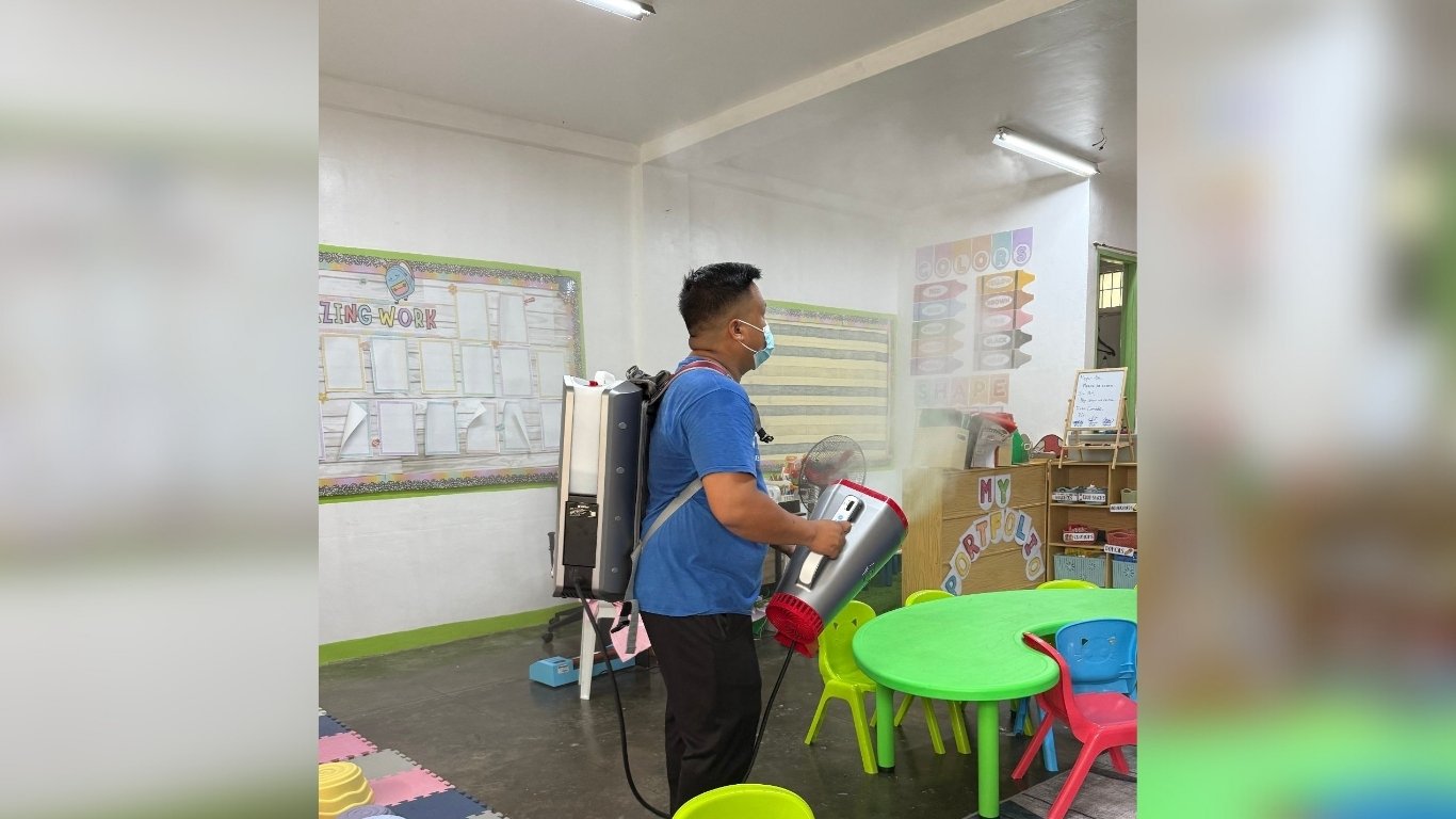 Angeles LGU starts disinfection drive