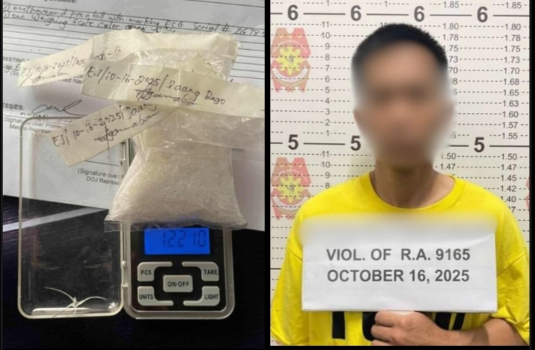 Ex-BJMP officer nabbed in P830K Bataan drug sting