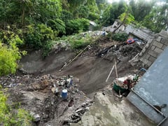 Angeles City orders preemptive evacuation for possible landslide in Sapang Bato