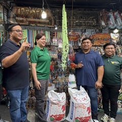 OVP Conducts Gift-Giving for Vendors at Manaoag Church