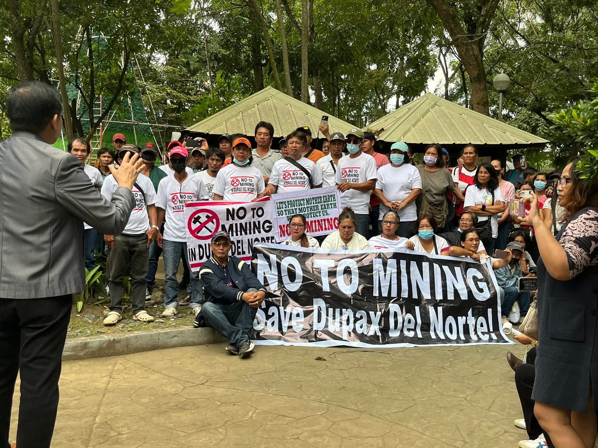 Bishop takes stand against mining