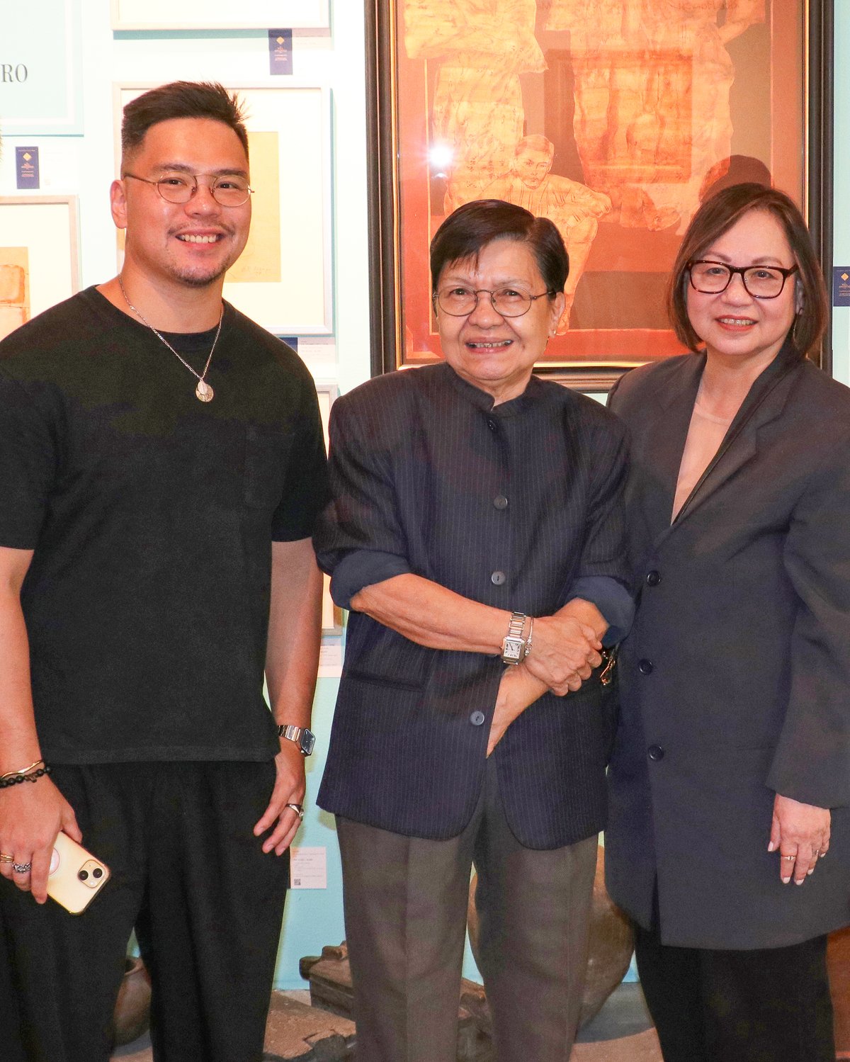 Luis Carlo San Juan, Neng Cordero and Thelma San Juan