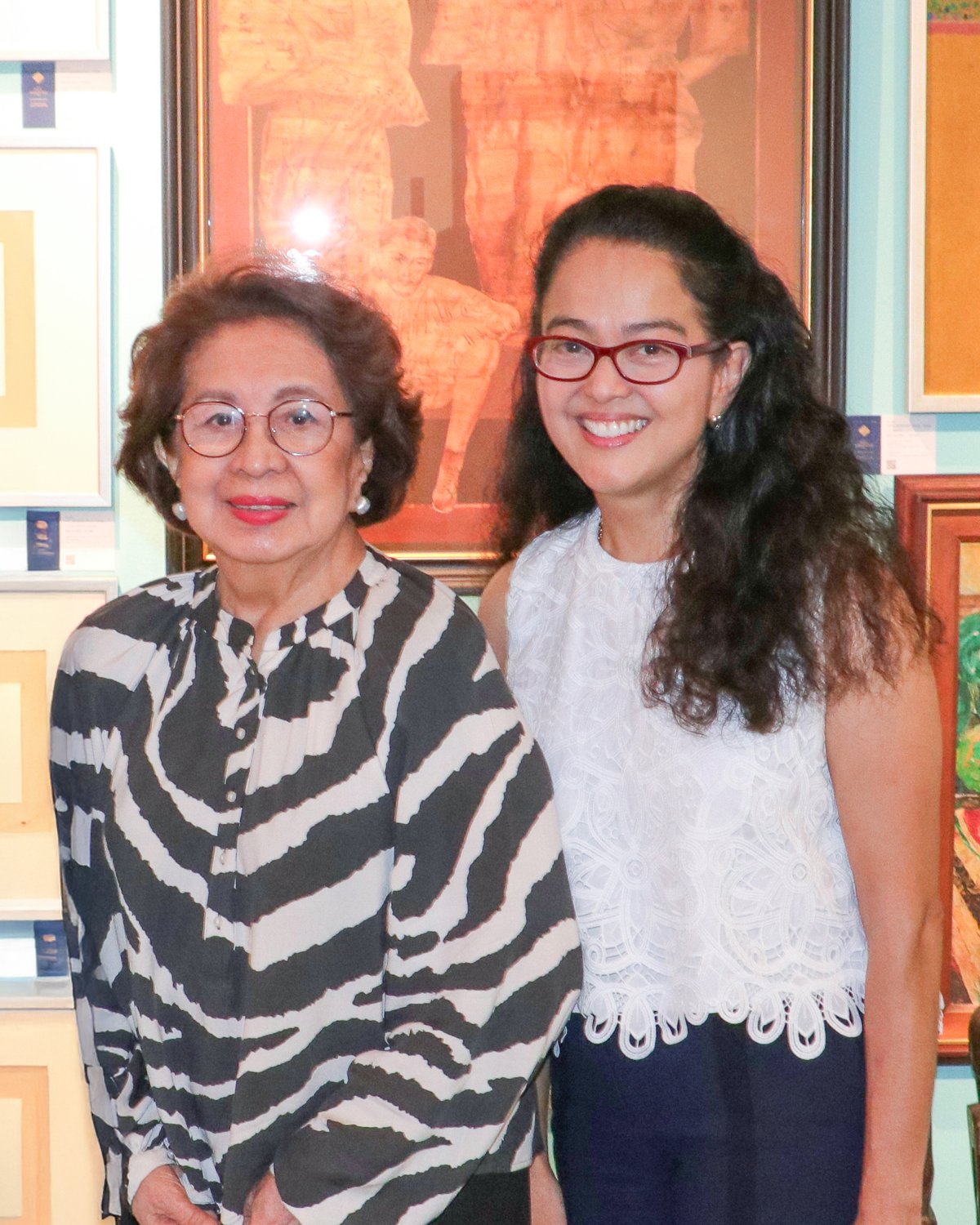 Conchita Carpio-Morales and Anne Marie Corominas.