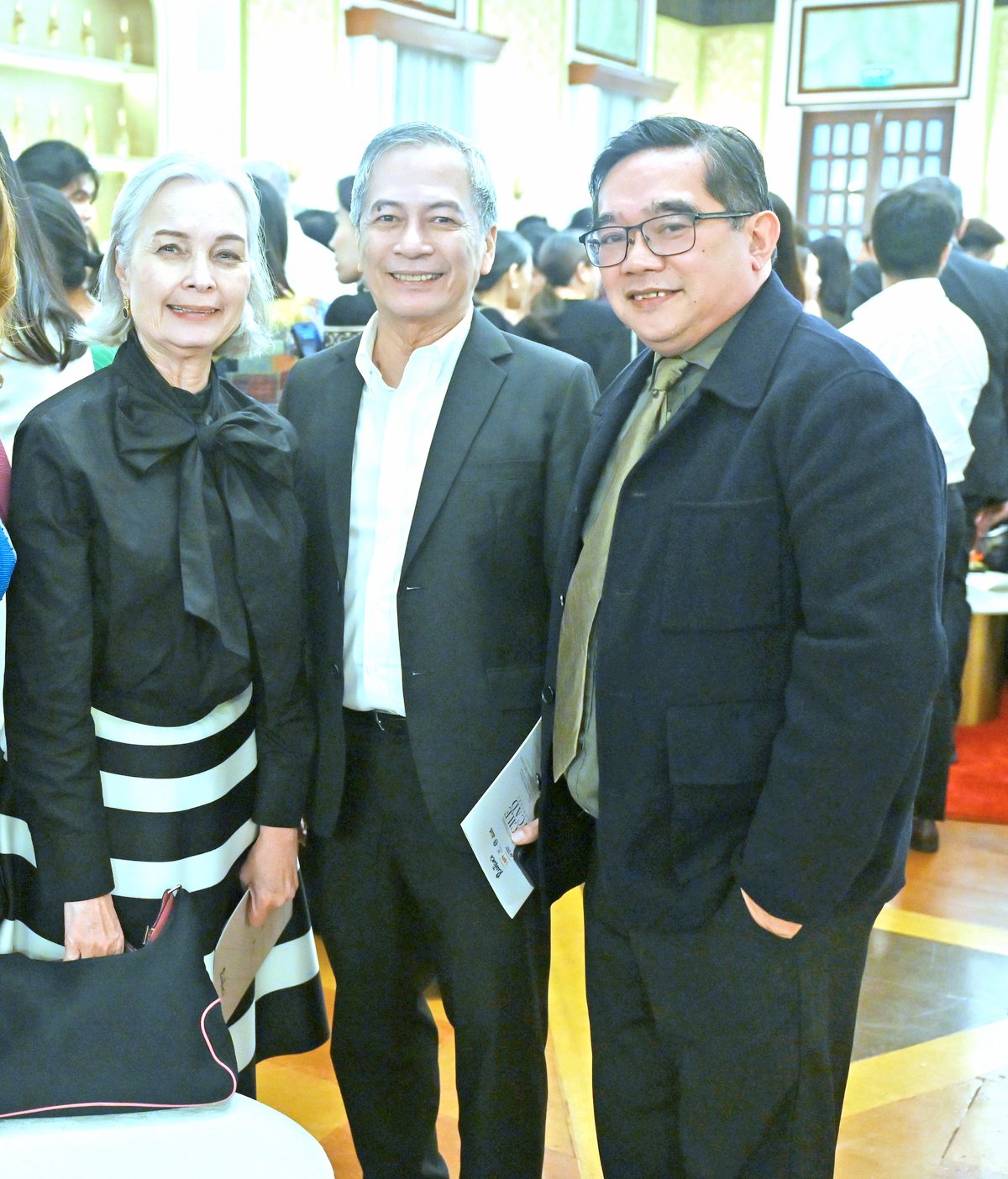 Margie Moran Floirendo, Nes Jardin and Dennis Marasigan.