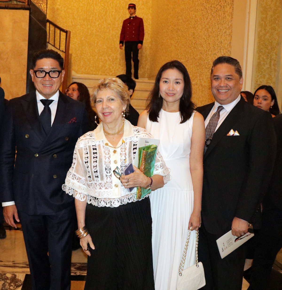PPOSI Chairman Anton Huang, Silvana Diaz, Catherine Huang Endriga and David Endriga.