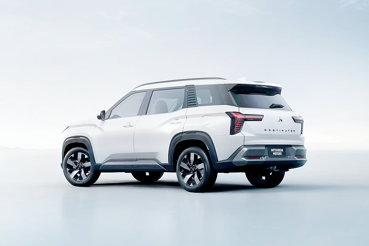 REAR profile reveals the Hexaguard Horizon theme and distinctive T-shaped taillights.