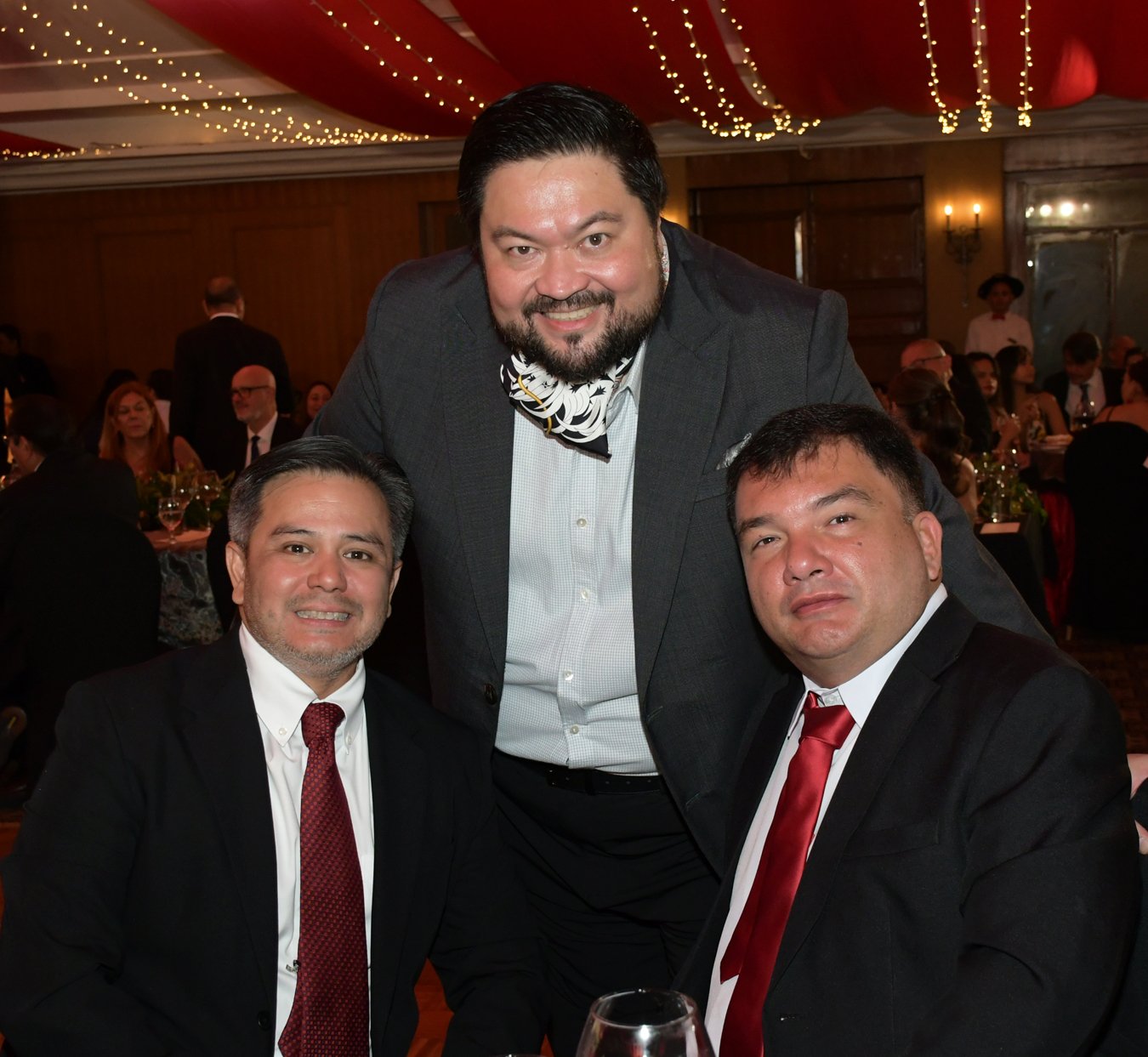 Andre Borromeo, Gahum Garcia and Manol Larrañaga.