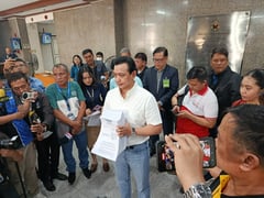 Trillanes files plunder case vs. Duterte, Go over P7B projects