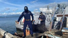 Floating illegal drugs discovered at Sabina Shoal