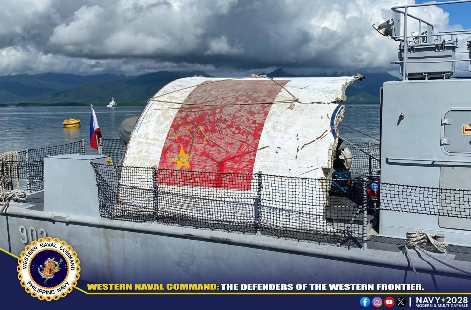 Chinese rocket debris found in Palawan waters