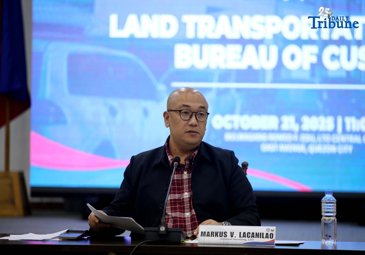 (October 21 2025) In a press conference held at Land Transportation Office LTO main office in Quezon City on Tuesday October 21 2025, LTO Chief Assistant Secretary Markus Lacanilao revealed findings that former congressman Zaldy Co’s construction firm, Sunwest Incorporated, secured more than P2 billion worth of questionable infrastructure projects in 2021, the projects included two three storey buildings costing over P499 million, and a Central Command Center valued at P946 million. All awarded to Sunwest Incorporated on February 24 2021. Photo/Analy Labor