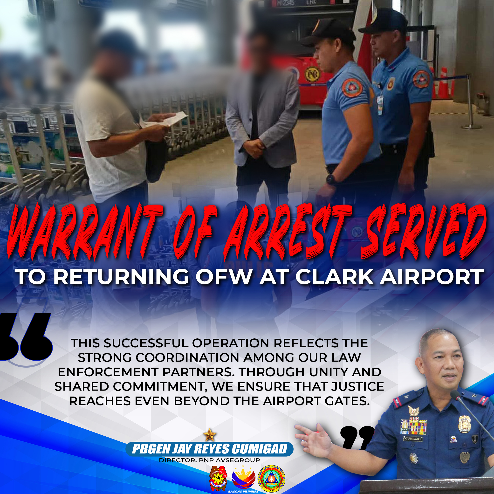 OFW held at Clark Airport for VAWC charges