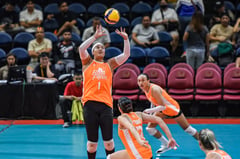 Foxies nip Solar Spikers, clinch Top 3 finish