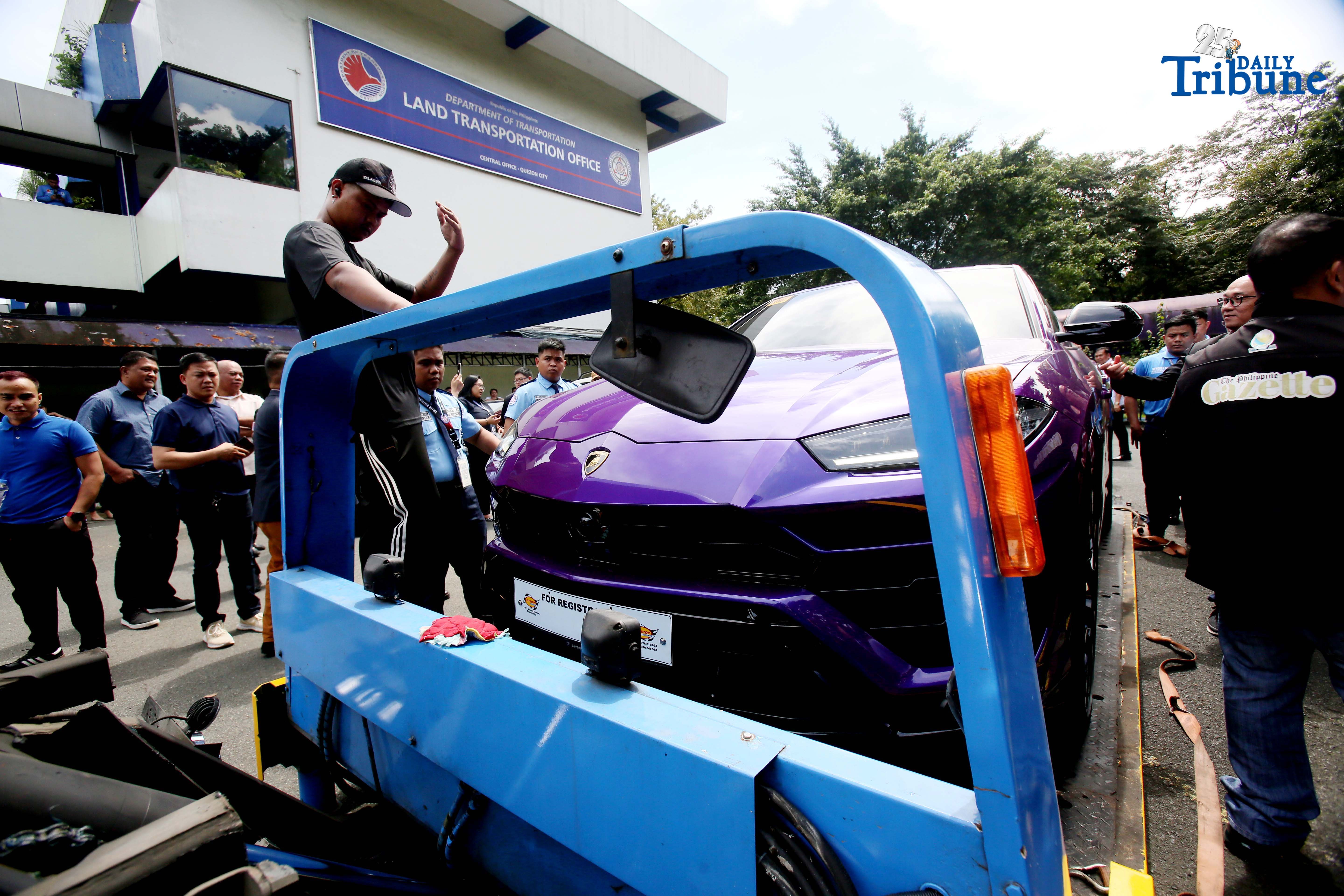 LTO turns over seized luxury vehicle to BOC