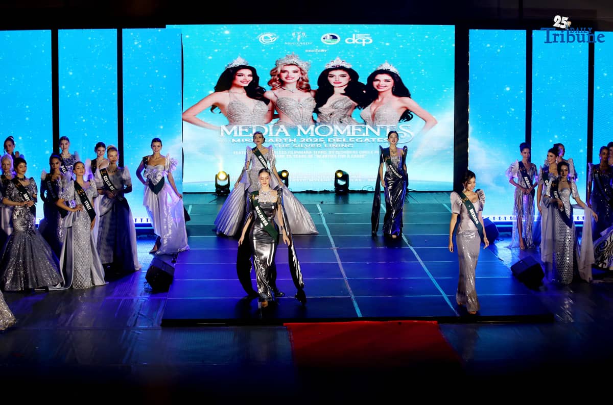 (October 22 2025) Miss Earth 2025 delegates grace the Filipiniana Terno Competition by Designers Circle Philippines, celebrating 25 years of “Beauties for a Cause.” The event was held at the DENR Events Place, Visayas Avenue, Diliman, Quezon City, on Wednesday, 22 October 2025. Photo/ Analy Labor