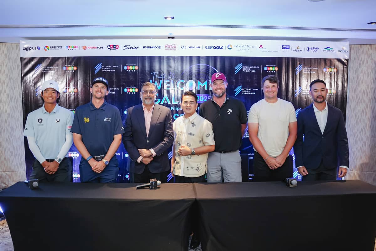 Esteemed panelists for the International Series Philippines presented by BingoPlus Welcome Gala press conference