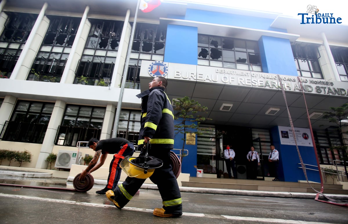 DPWH on fire