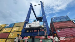 NorthPort converts RTG cranes into hybrids, slashes carbon emissions by half