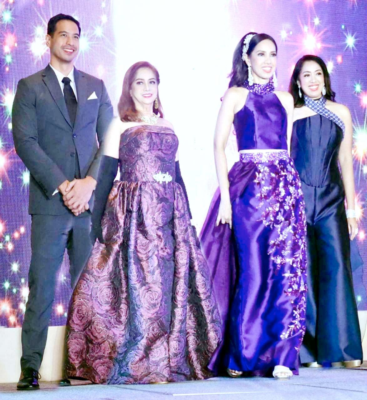 Howie, Ningning and Pam de Ocampo, Maan de Ocampo Ignacio.