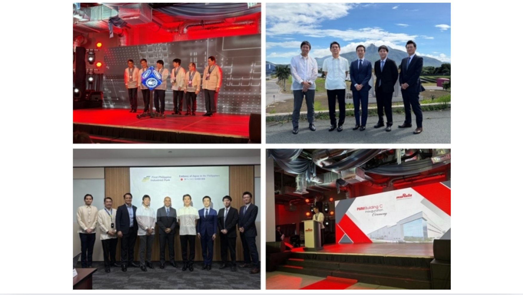 Japanese ambassador graces Murata Manufacturing production building in First Philippine Industrial Park