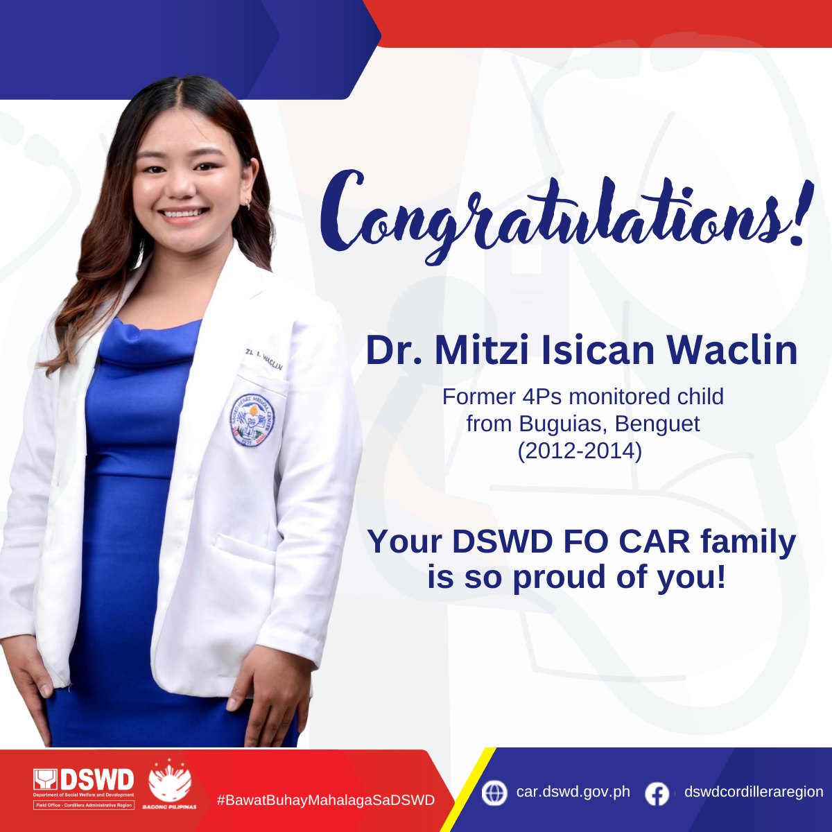 Former 4Ps child from Cordillera now licensed physician