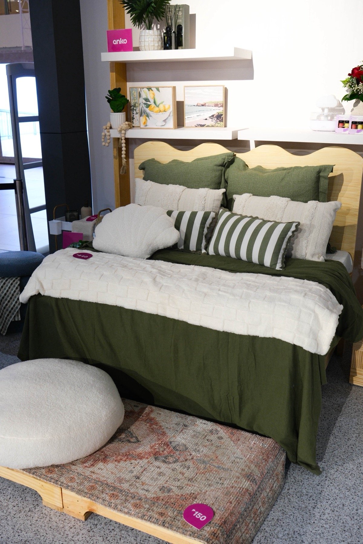 AUSTRALIAN quilts and sheets for your bedroom.