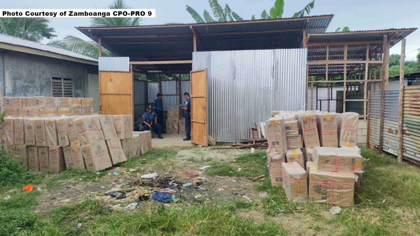 PNP seizes P20.3M smuggled cigarettes in Zamboanga
